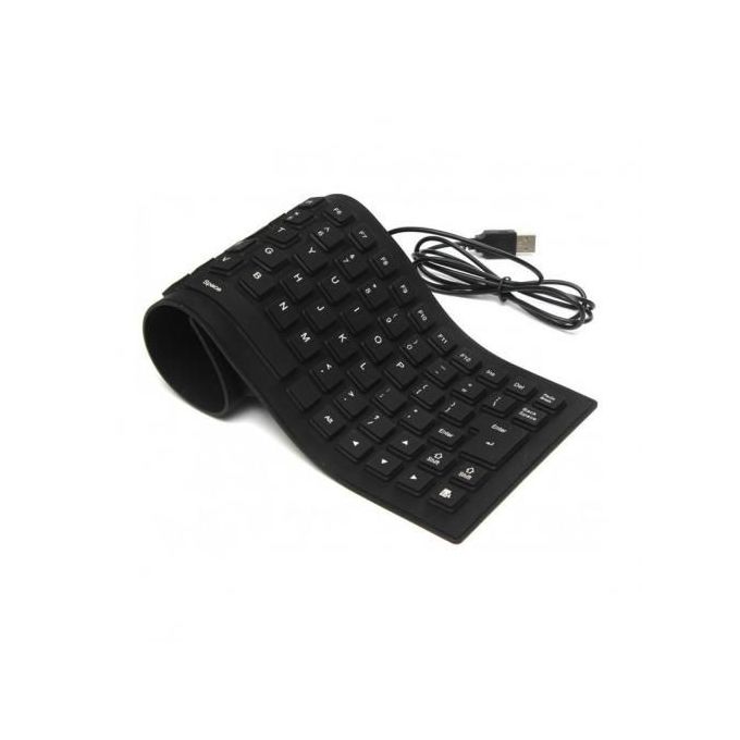 Generic Clavier pliable USB en silicone AZERTY (Français - Arab) à prix pas  cher