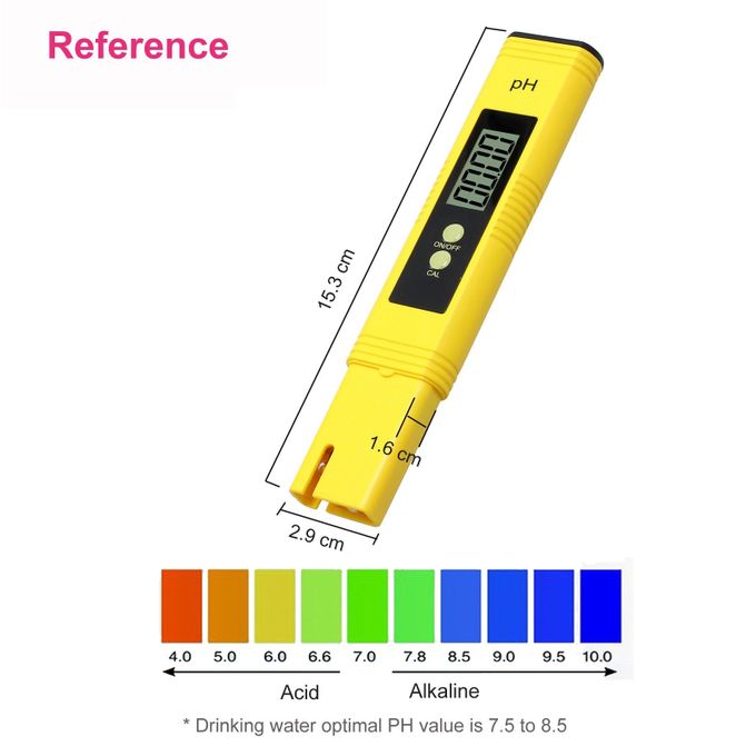 1pc Ph Mètre Pour Eau Hydroponique, Stylo Testeur Ph Numérique, 0,01 Haute  Précision Taille De Poche Avec Plage De Mesure De Ph 0-14 Pour Boisson  Ménagère, Piscine Et Aquarium