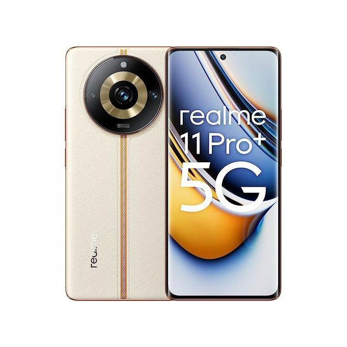 realme 11 PRO Plus 5G (12GB Ram+512GB Rom) Dimensity 7050 -200 MP- 5000mAh-100W-Bleu Beige