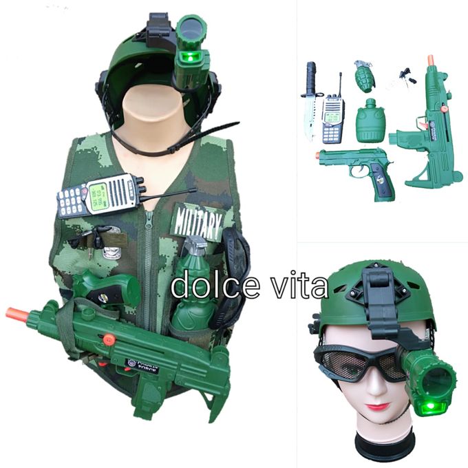 Laser Tag Set pour Enfants Laser Soldier, Pistolet & Gilet