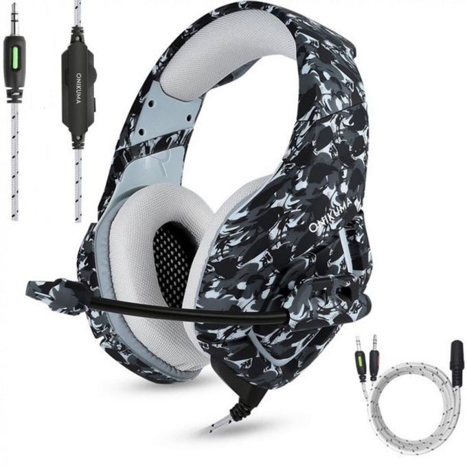 Onikuma Casque Gamer Gaming K18 PRO Flexible RGB Micro Double Jack Pour PC PS3 PS4 XBOX