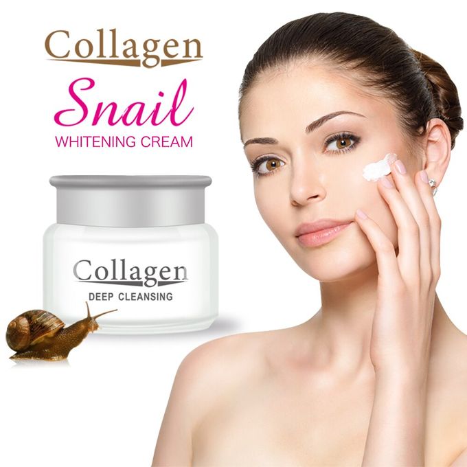 Snail Crème pour le visage au collagène d'escargot, soin éclaircissant, Anti-âge, hydratant, anti-acné