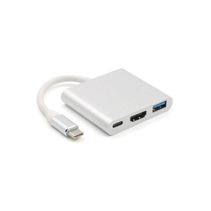 Generic Adaptateur USB Type C Vers HDMI 4k USB 3.0 Convertisseur Hub pour MacBook  Pro à prix pas cher