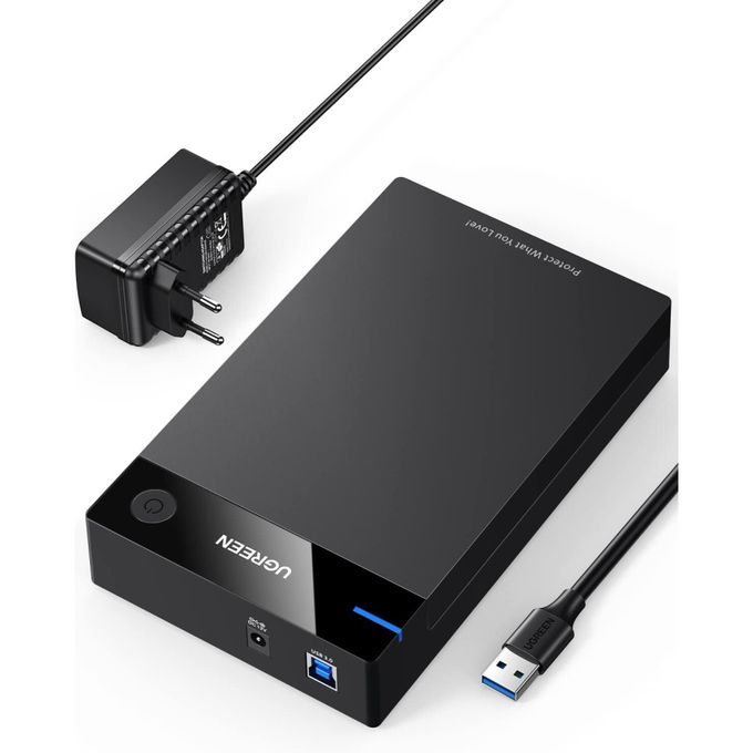 Ugreen Boitier externe SATA USB 3.0 vers HDD 2.5 et 3.5 SATA (50422)