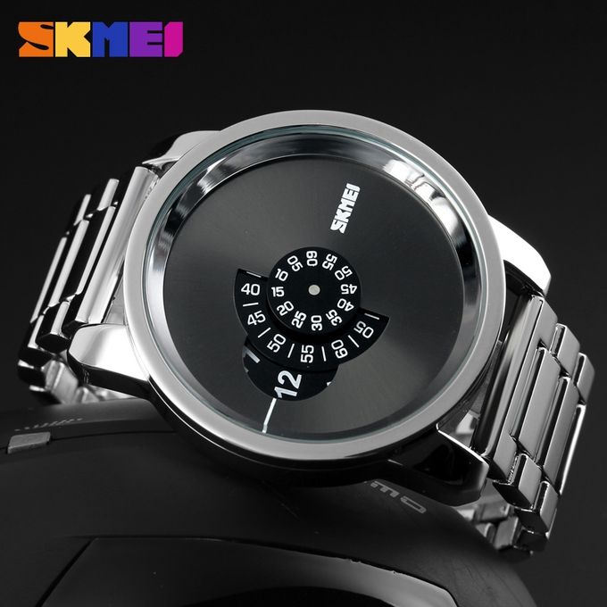 Skmei 1171 Montre quartz pour homme Argent prix pas cher