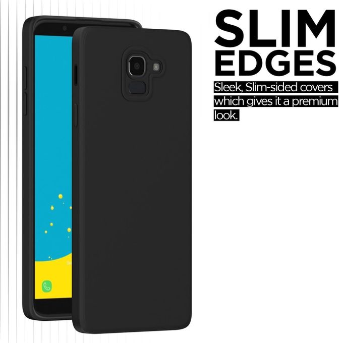 Case Pochette Silicone pour Samsung J6 2018 Noir a prix pas cher Jumia Maroc
