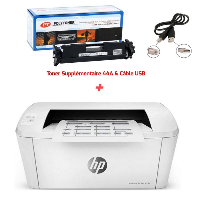 Hp Imprimante Laserjet Pro M15a Avec Toner Inclus 2eme Toner Offerte Cable Usb A Prix Pas Cher Jumia Maroc