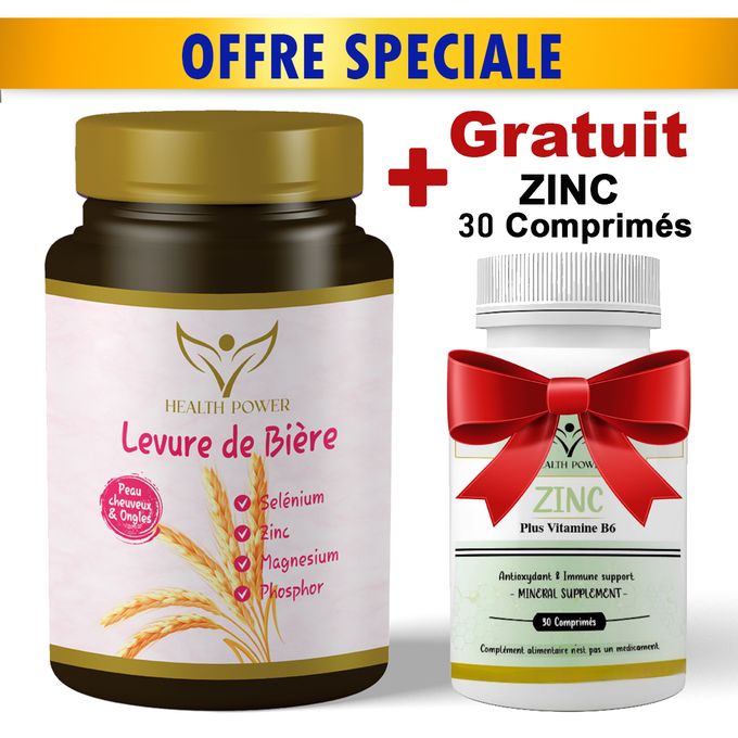 Complément Alimentaire Levure De Bière & Zinc - Beauté De La Peau - 3x200 Gélules - PHARMA SCIENCE - Date 09/2027