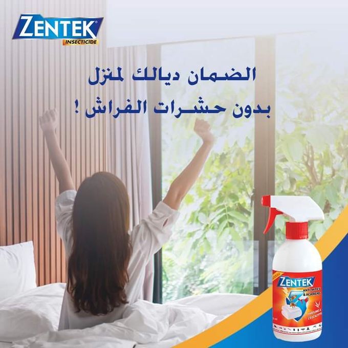 Zentek Insecticide anti mites et acariens 500ml Protection Totale