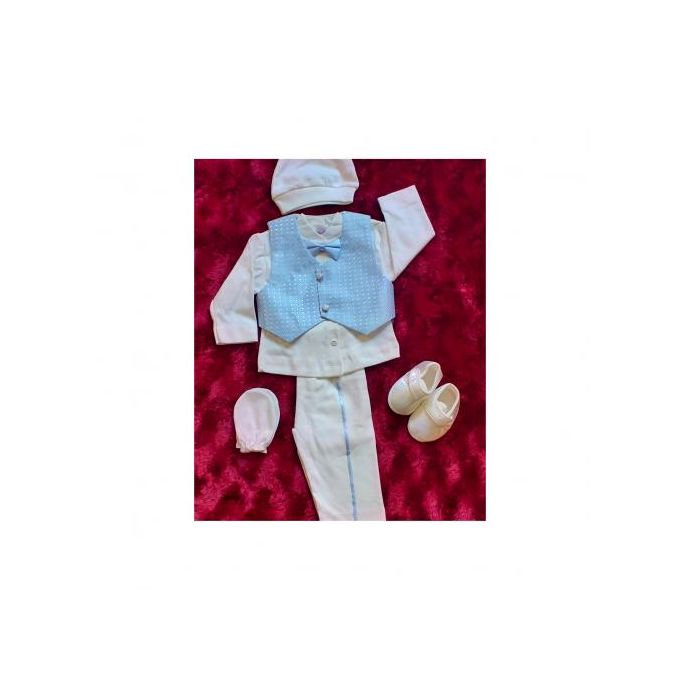 Babylia Costume De Fete D Anniversaire Bebe Garcon 0 6 Mois En Coton A Prix Pas Cher Jumia Maroc