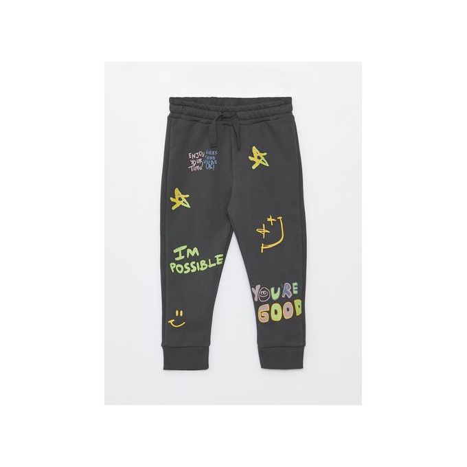 Lc Waikiki Pantalon de survêtement imprimé à taille élastique pour bébé garçon