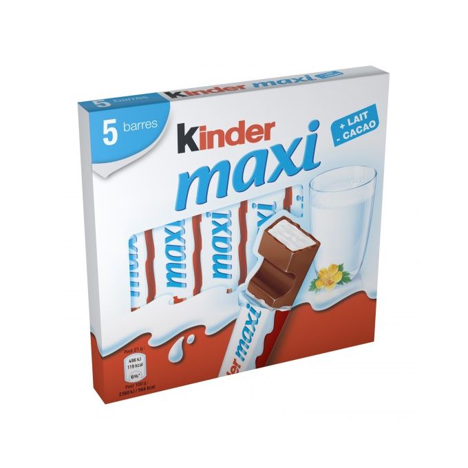  KINDER  MAXI  Barres Chocolat  100G  prix pas cher Jumia Maroc
