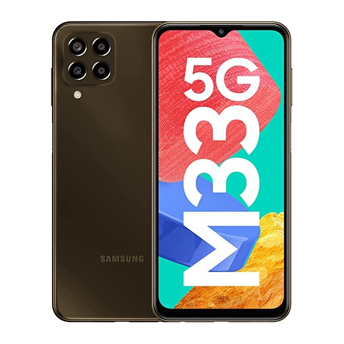 Galaxy M33 - 6.6" - 5G - 6GB RAM+128GB ROM -Dual Sim - 50Mpx - Marron