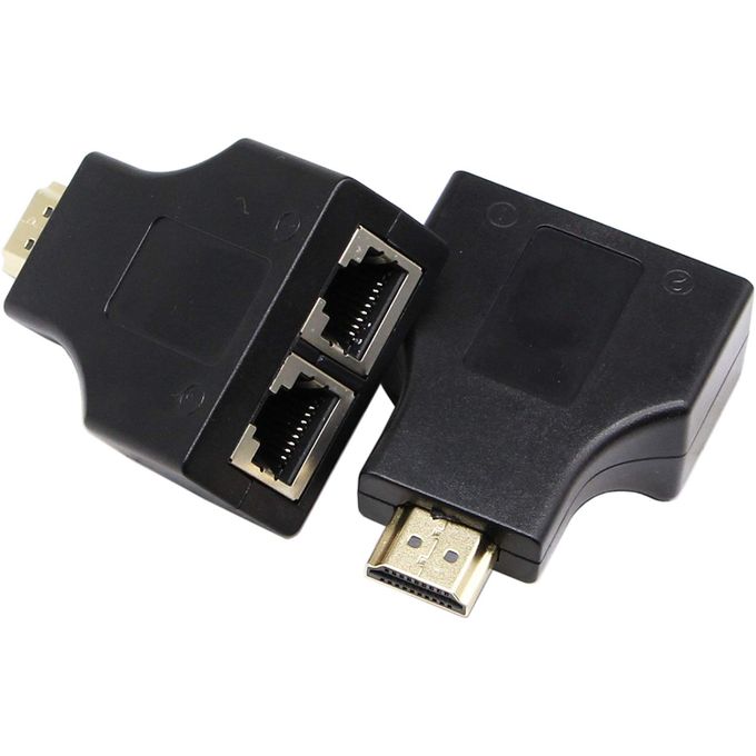 Generic Hdmi Dual Rj45 Cat5e Cat6 Lan Ethernet Hdmi Extender A Prix Pas Cher Jumia Maroc