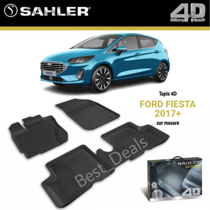 Generic Tapis 4D Ford Fiesta sur mesure exacte sans odeur imperméable  antidérapant à prix pas cher