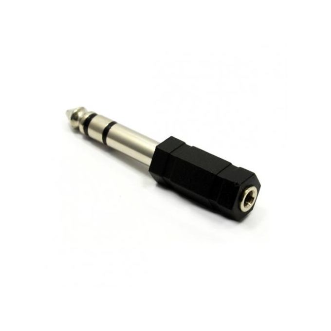 Generic Adaptateur Fiche JACK 6.35mm vers 3.5mm mâle/femelle Audio à prix  pas cher