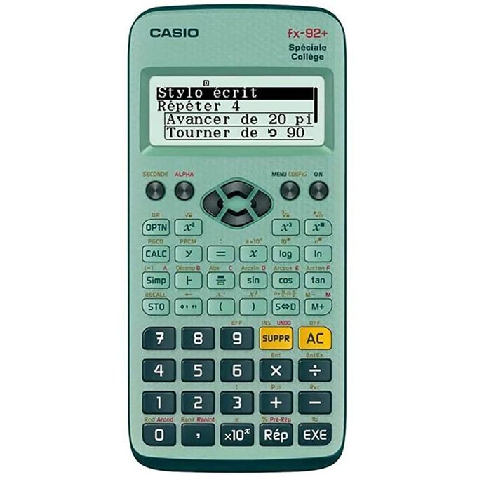 Casio FX-92+ : la calculatrice scientifique fiable pour les élèves du  collège à prix pas cher