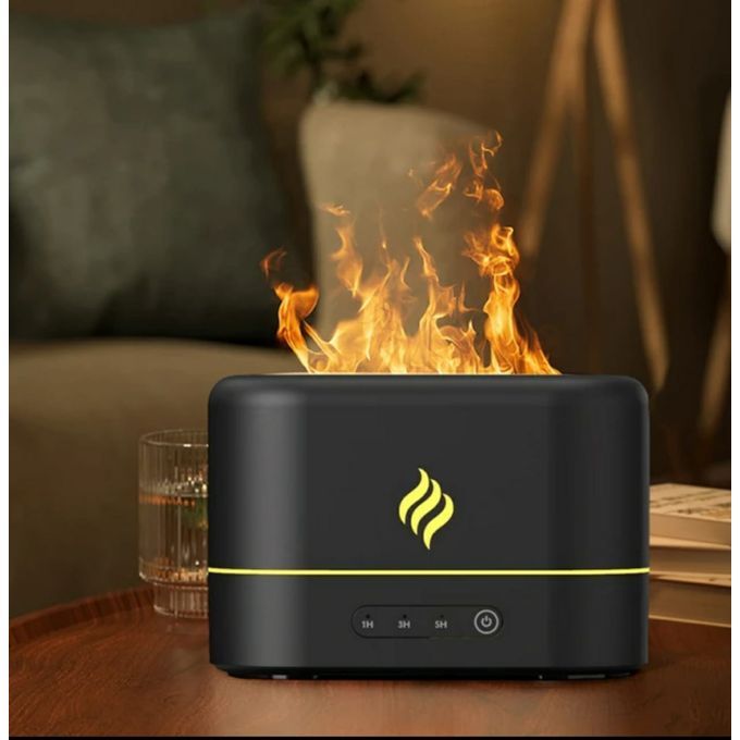 Diffuseur D'huile Essentielle Aromatique Volcanique, Lampe De Nuit À Flamme  Réaliste, Humidificateur D'air, Pulvérisateur Pour Chambre À Coucher,  Cadeau - Humidificateurs - AliExpress