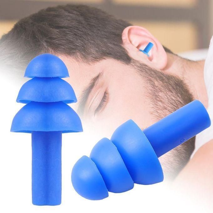 Bouchons D'oreille Réutilisables En Silicone - Anti-bruit Pour Dormir, Concert, Moto, Lavables, étui Inclus - 2