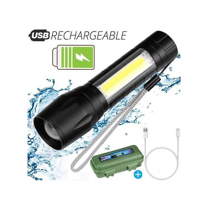 Acheter T6 lampe de poche LED Super lumineux torche Portable USB