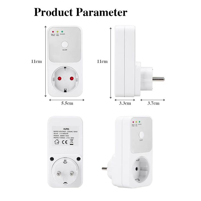 Prise électrique de protection 140-270V 30A avec afficheur BEETRO