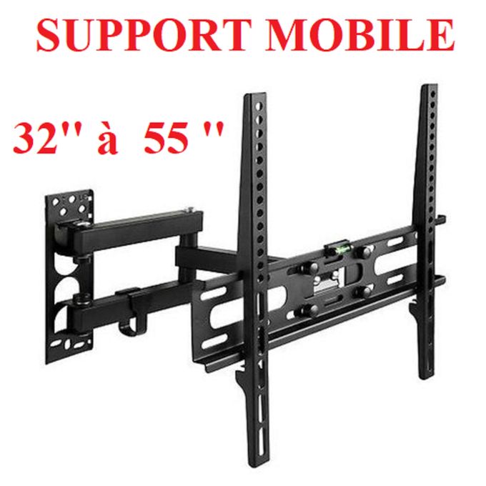 Support TV mural pivotant 32-55“