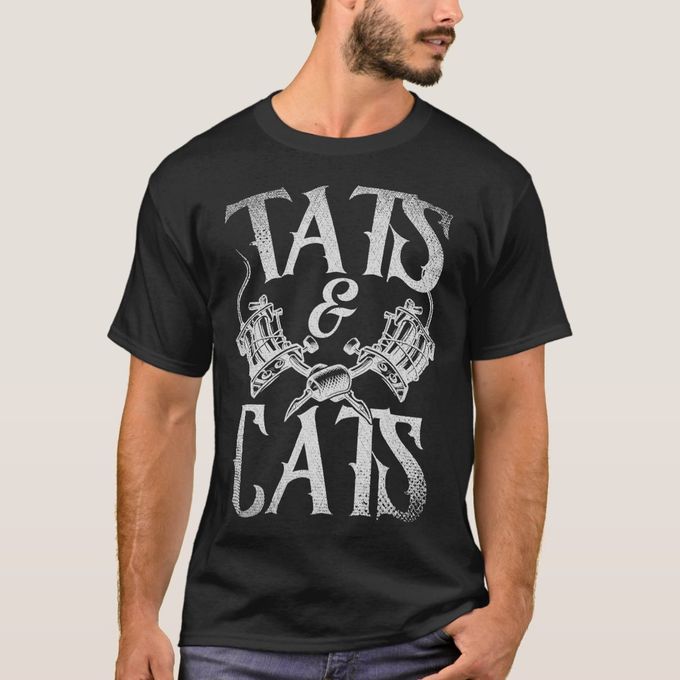 Generic Tattoo Artist Tats And Cats Animal Cat Owner Ink G T Shirt
