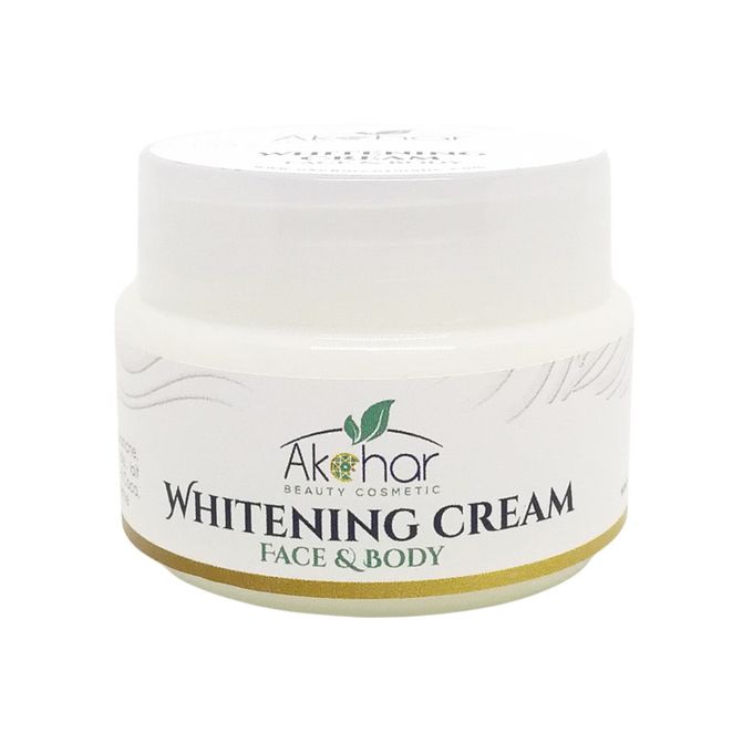 Akchar beauty cosmetic Crème Blanchissante pour Visage Corps Zones