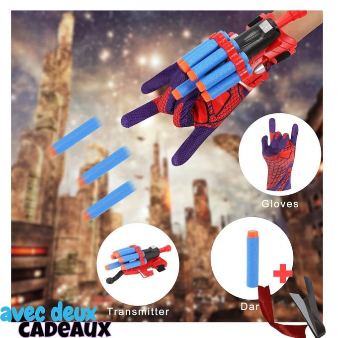 Spider-man Gants Spider-man Shooter Blaster Launcher Jouet Spider