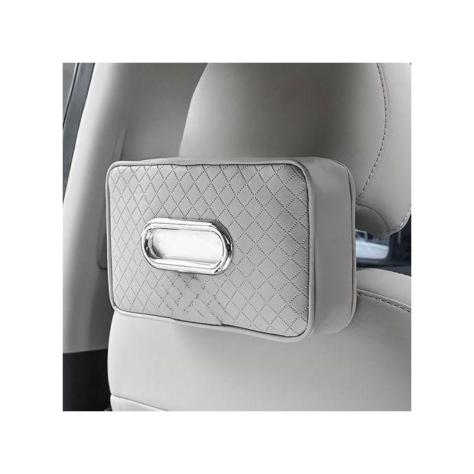 Boîte à mouchoirs en cuir pour voiture, pare-soleil de siège arrière