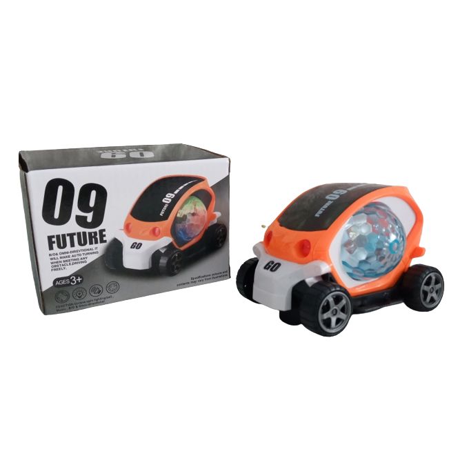 Generic jouets lumineux enfants voiture électrique universel rotatif coloré  musique à prix pas cher