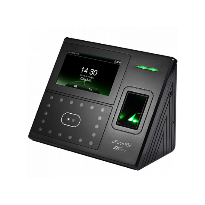 ZKT UFace 402 Pointeuse À Reconnaissance Faciale Contrôle d'Accès Multi-Biométrique
