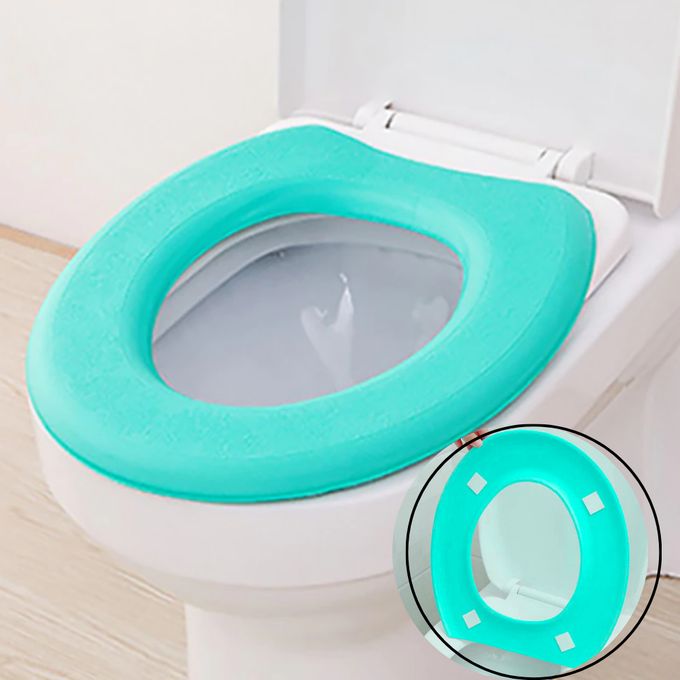 Generic Housse Siège de Toilette en Silicon, Lavable, Confortable, étanche  à prix pas cher
