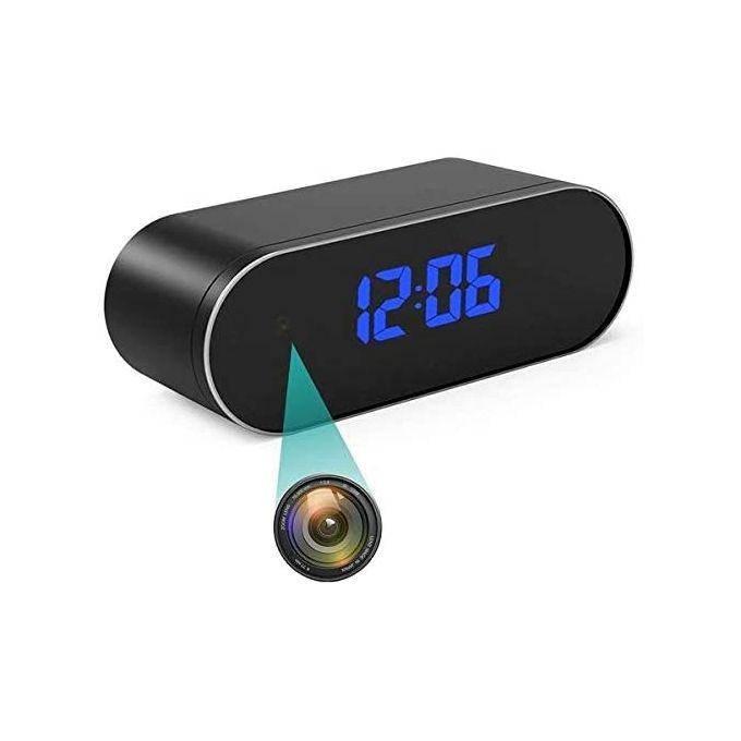 Mini caméra cachee Wifi horloge Vision nocturne