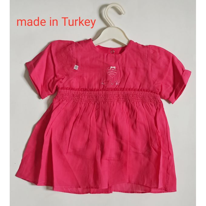 Generic Vetement Pyjama Robe Turkey Pour Bebe Filles Les Nouveaux Nee Bon Qualite لباس فستان الرضع للبنات جوميا المغرب