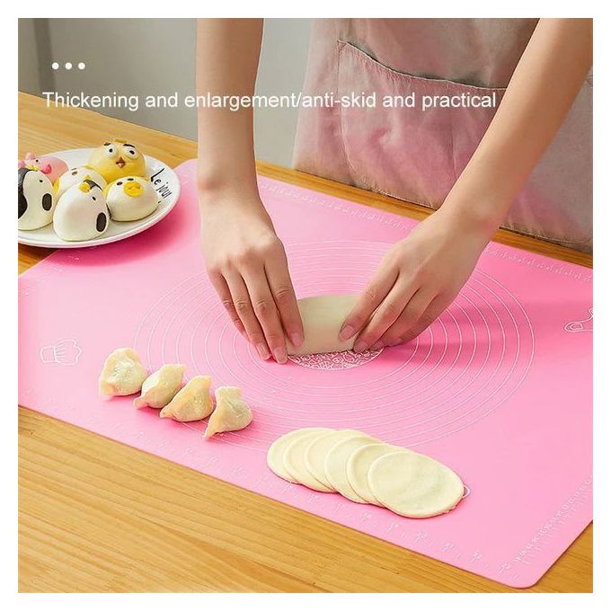 Generic Tapis de cuisson antidérapant en silicone Tapis de de pétrissage de  pâte & four à prix pas cher