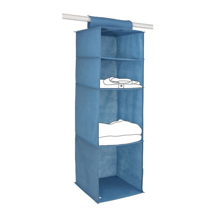 Leroy Merlin Etagere A Suspendre Dans Une Penderie 4 Cases