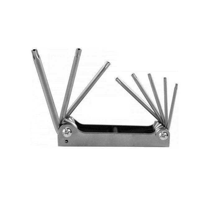 Generic Ensemble de 8 Clés Torx pliantes à étoiles hexagonales Anti-choc à  prix pas cher