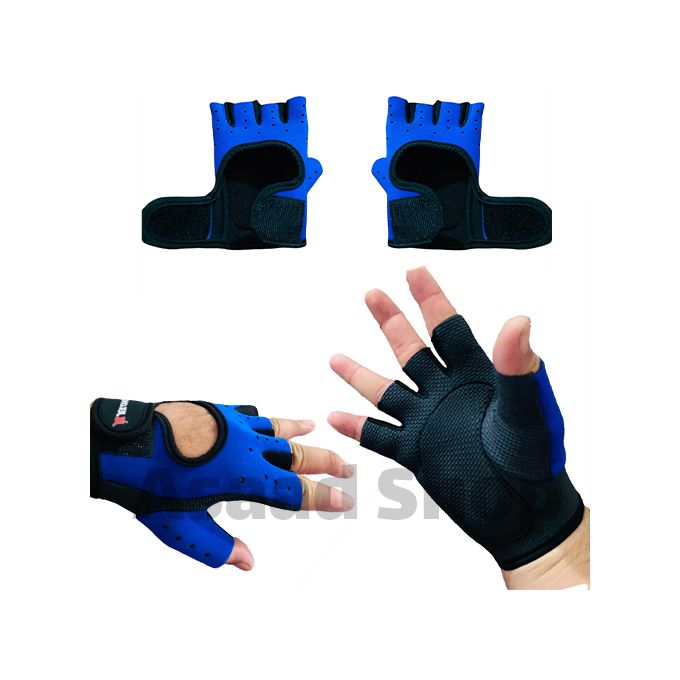 Demi gants de sport et musculation, Paire de Gants demi-doigt pour Fitness  & Gym