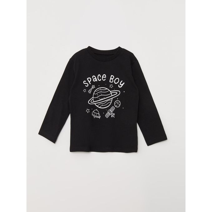 Lc Waikiki T-shirt à col roulé et à manches longues imprimé pour bébé garçon