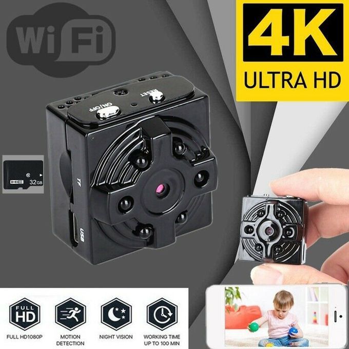 Mini Caméra Espion Wifi HD A distance 4K A16