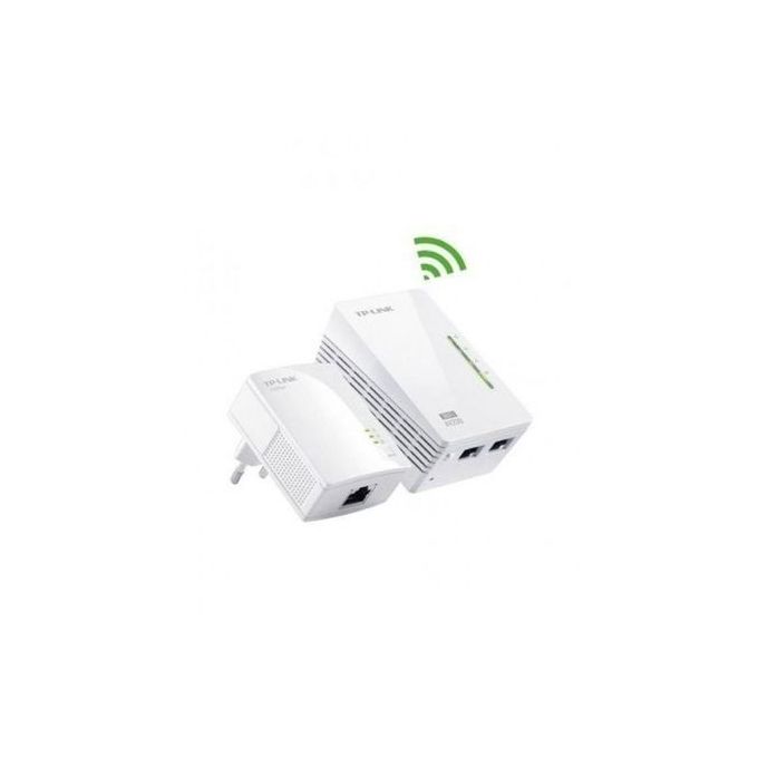 Pack 2 prises adaptateurs cpl 600 mbps plug internet - signal réseau wps,  wlan, rj45 OPTEX Pas Cher 