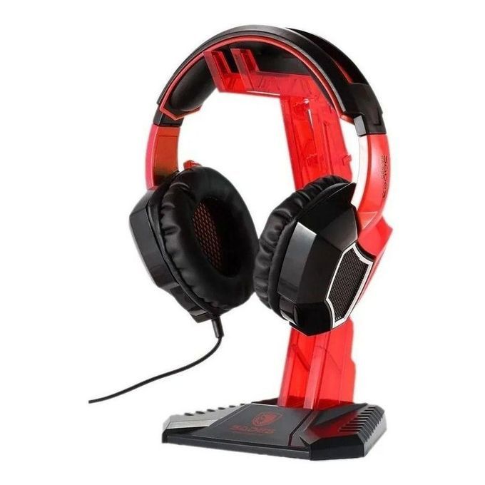 Onikuma Support Casque Gamer Gaming, Base Caoutchouc Antidérapante,Design  RED SCORPION à prix pas cher