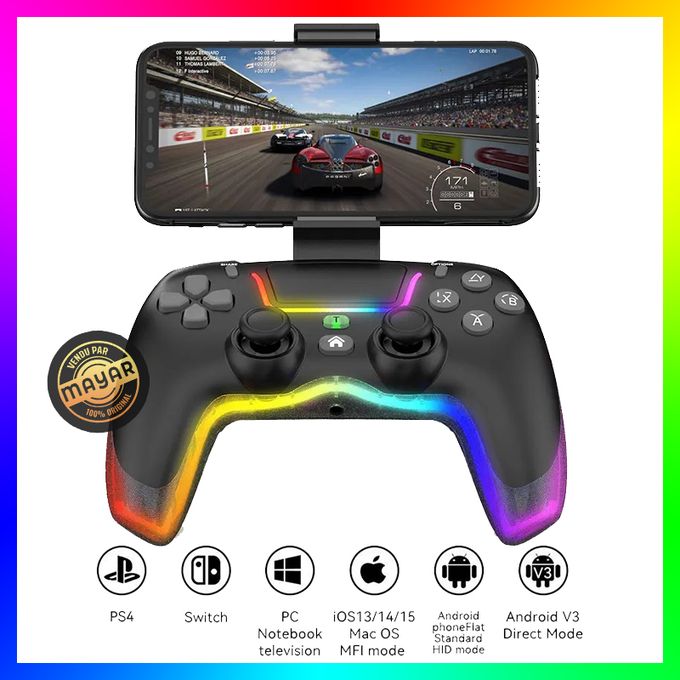 Manette Sans Fil RGB Multi-Plateforme