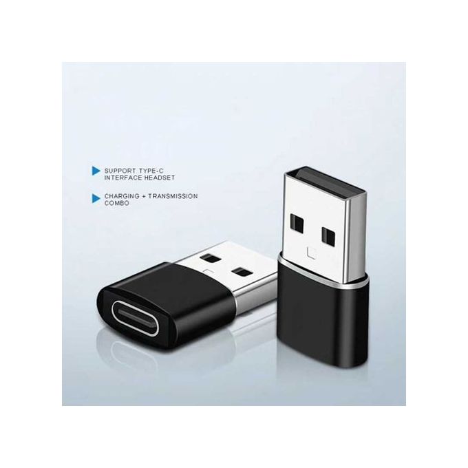 Adaptateur USB 3.0 Type A / M vers USB Type C / F - 0.10 m - Trademos