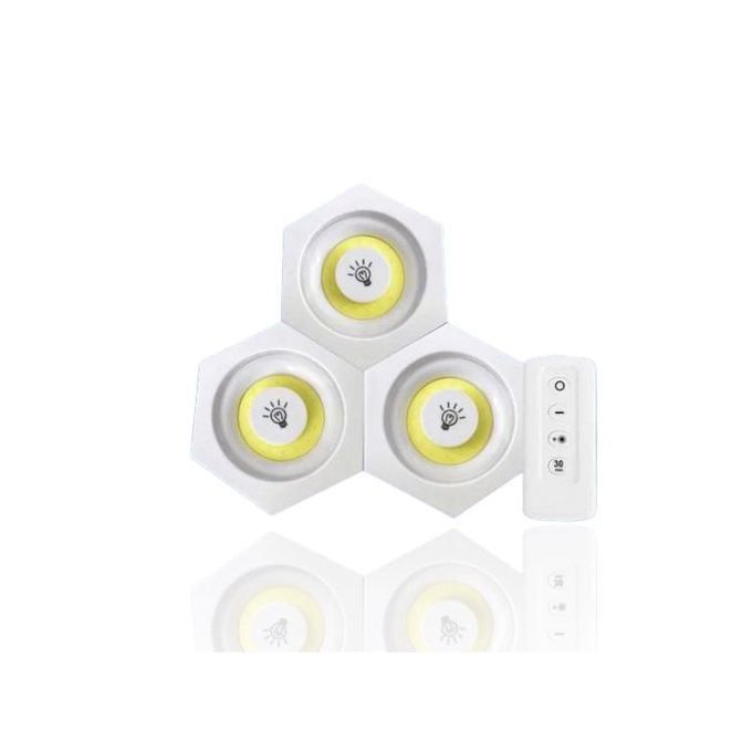 1pc Mini Marocain Ramadan Led Lumière Hexagonale Intégrée - Temu