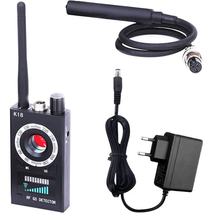 K18 Anti Détecteur Caméra GSM Audio Bug Finder GPS Signal Lentille