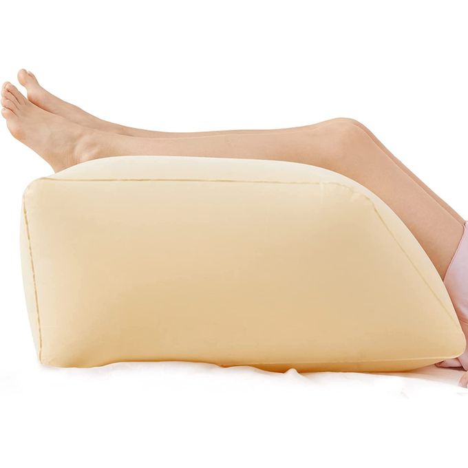 Coussin gonflable portatif d'oreiller de soutien,rehausseur repose-pied de jambe