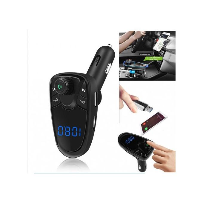 Generic Bluetooth Voiture Transmetteur Fm Radio Voiture Bluetooth