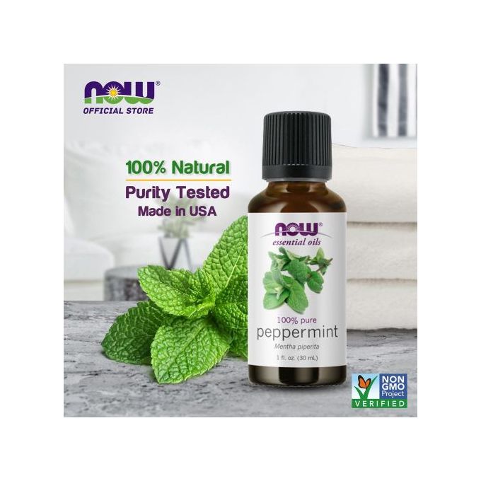 Now Foods Huile Essentielle de Menthe Poivrée,30 ml à prix pas